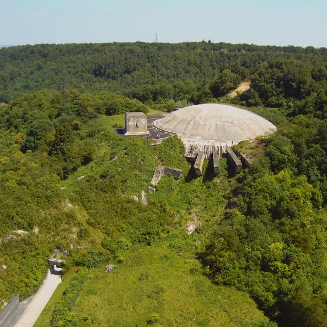 Vue aérienne Dôme Coupole Helfaut