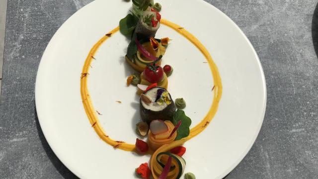 Plat Auberge de l'Arc en ciel restaurant Fauquembergues (15)