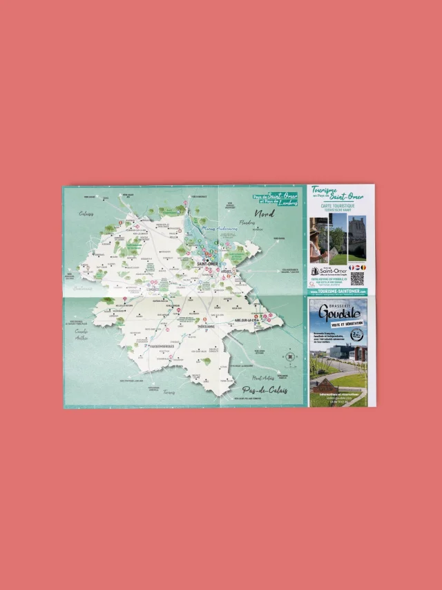 La carte touristique FR/NL 2025